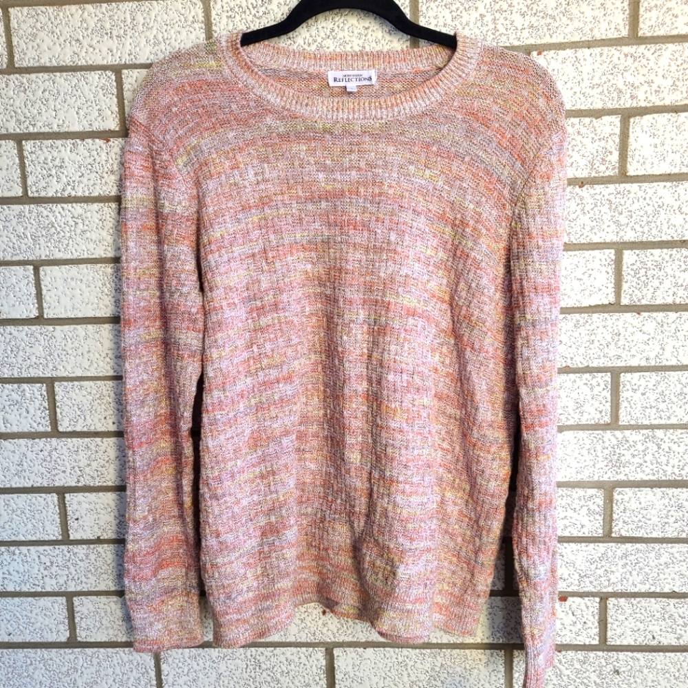 Northern Reflections Peach Basketweave Sweater